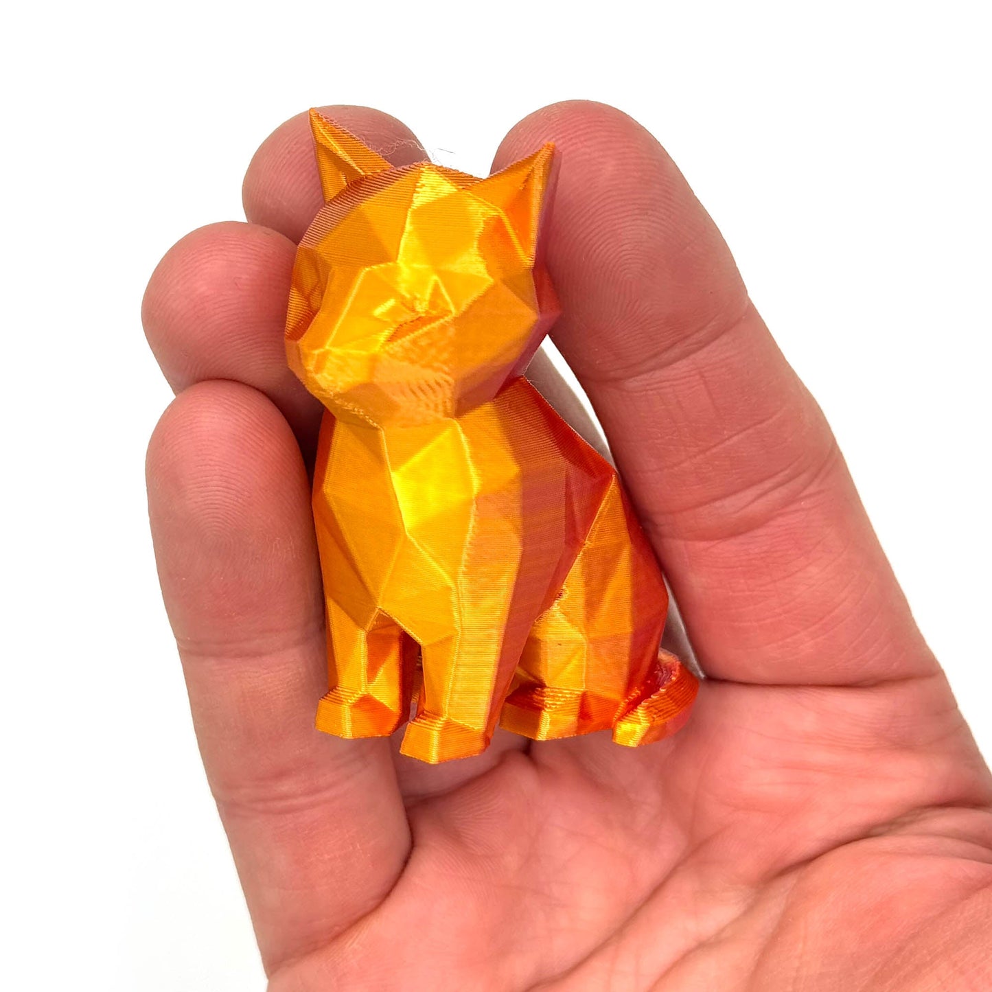 Low Poly Kissa - patsas - Petskun Kauppa