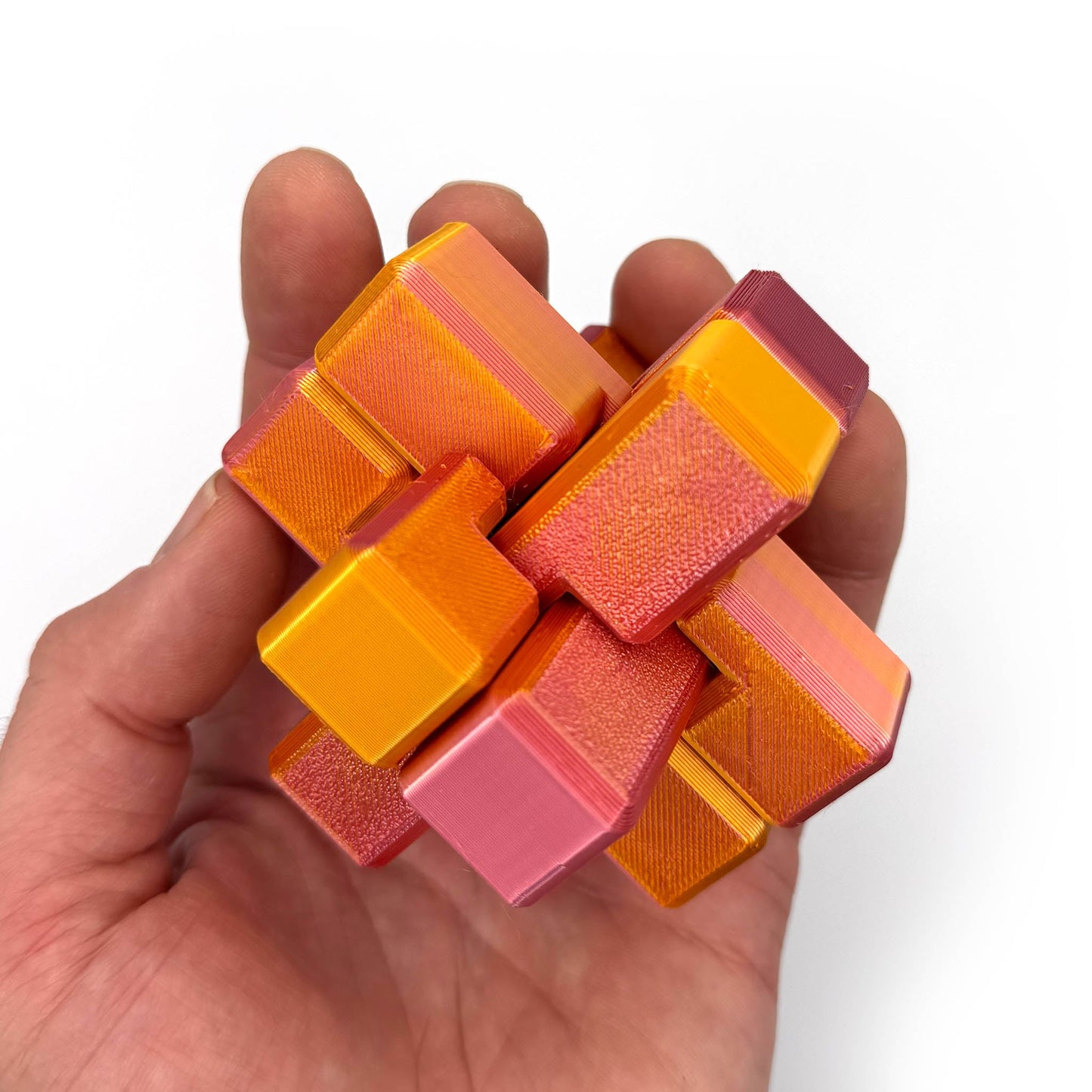 Pieni ja Pippurinen Burr Puzzle - Petskun Kauppa