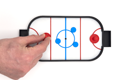 "Taskukokoinen" Air Hockey