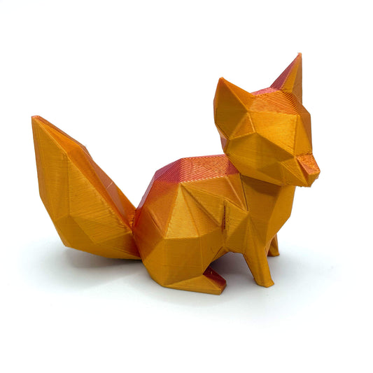 Low Poly - Kettu Koriste - esine - Petskun Kauppa