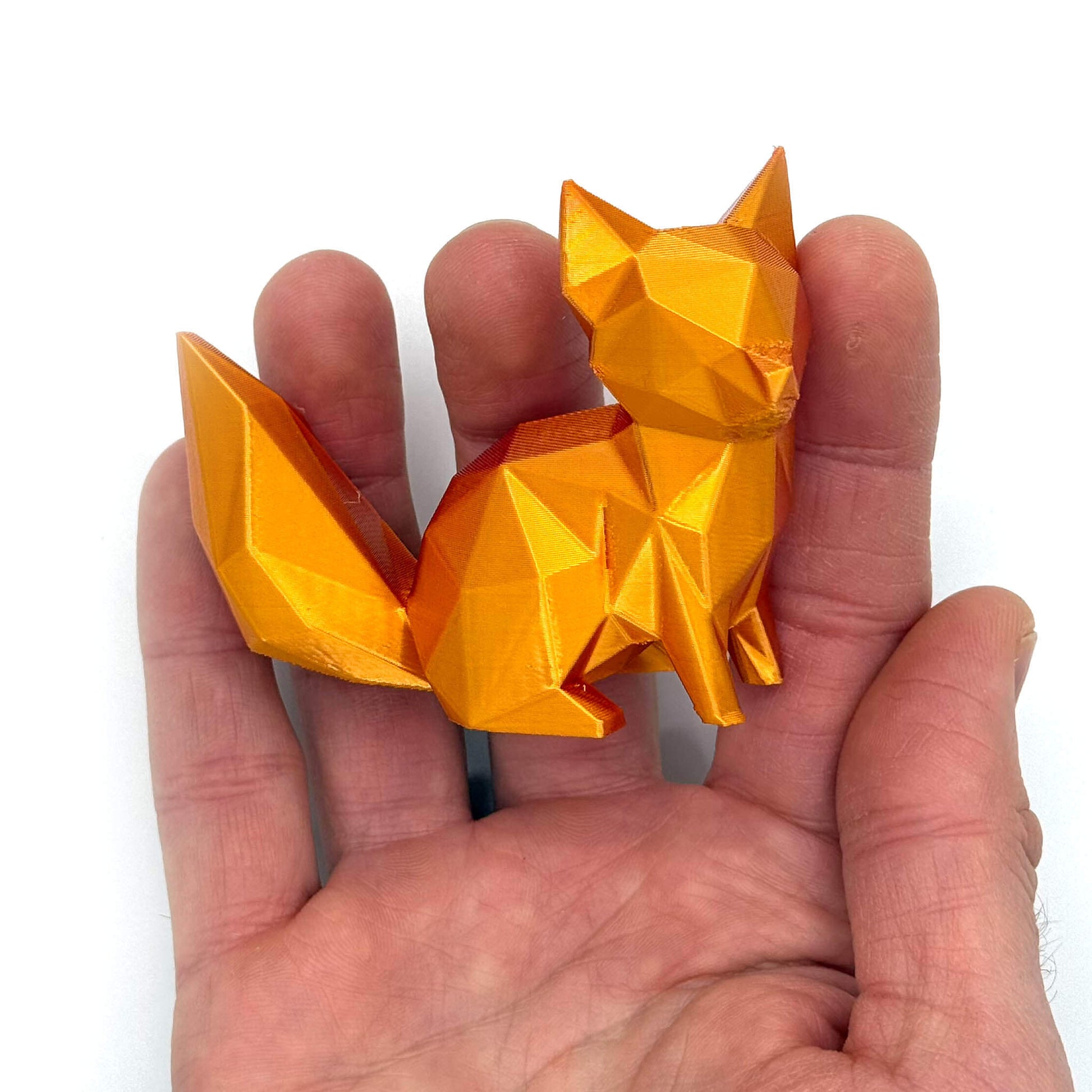 Low Poly - Kettu Koriste - esine - Petskun Kauppa