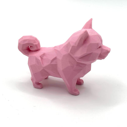 Low Poly Shiba - koira Koriste - Esine - Petskun Kauppa