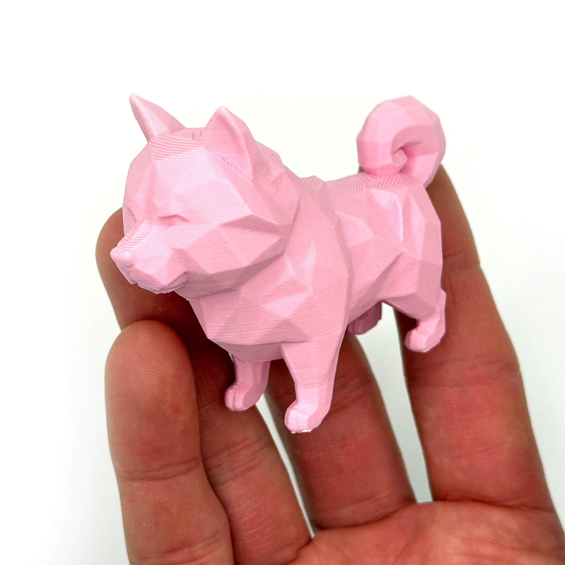 Low Poly Shiba - koira Koriste - Esine - Petskun Kauppa